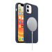 Apple iPhone 14 Pro, Silikónové puzdro s magnetickým krúžkom, kompatibilné s nabíjačkou MagSafe,