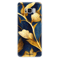 Odolné silikónové puzdro iSaprio - Gold Leaves - Samsung Galaxy S8