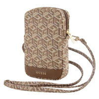 Taška Guess Handbag GUWBZPGCSPGW brown Zip GCube Bottom Stripe (GUWBZPGCSPGW)