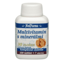 MEDPHARMA Multivitamín s minerálmi 30 zložiek 30 + 7 tabliet ZADARMO