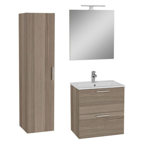 Kúpeľňová zostava s umývadlom 60 cm vrátane umývadlovej batérie, vtoku a sifónu VitrA Mia cordob