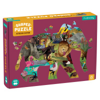 Tvarované puzzle - Africké safari (300 dílků)
