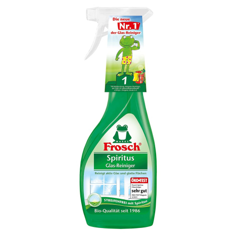 Frosch čistiaci  na sklo a hladké povrchy - Bio spirit 500ml nápln