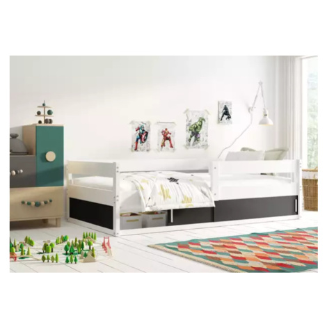 BMS Detská posteľ HUGO | 80 x 160 cm FARBA: Biela