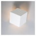 Sada 2 moderných nástenných lámp bielej farby - Cube