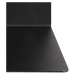 Čierna dvojitá nástenná polica z kovu Actona Joliet, šírka 35 cm