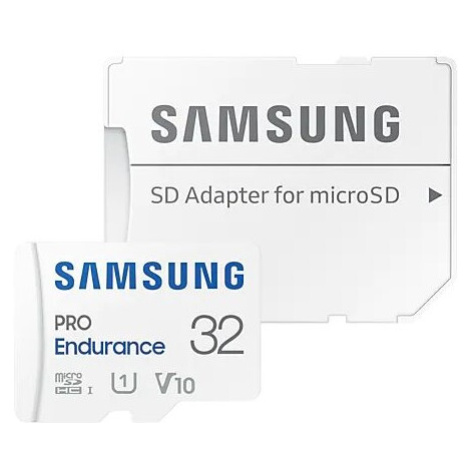 Samsung micro SDXC 32GB PRO Endurance + SD adaptér