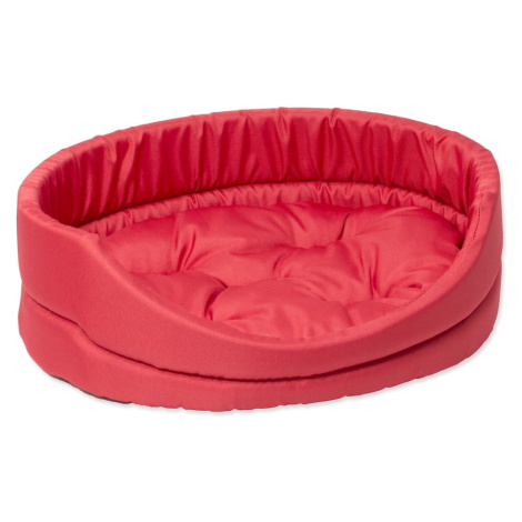 Červený plyšový pelech pre psov 40x48 cm Dog Fantasy DeLuxe – Plaček Pet Products