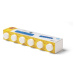 Detská biela nástenná polička LEGO® Sleek