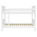 Biela poschodová detská posteľ 90x200 cm Alba - Tvilum