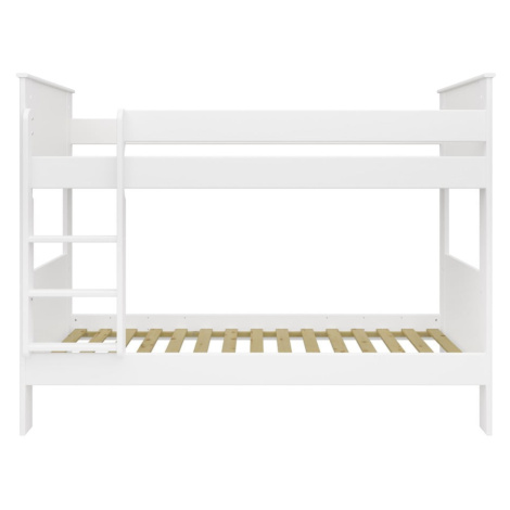 Biela poschodová detská posteľ 90x200 cm Alba - Tvilum