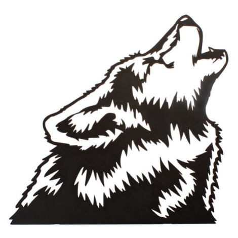 Sconto Nástenná dekorácia MONY vlk, 34x34 cm Houseland