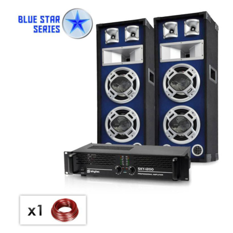 Electronic-Star ,,Bassboom", 1600W, PA set zo série Blue Star