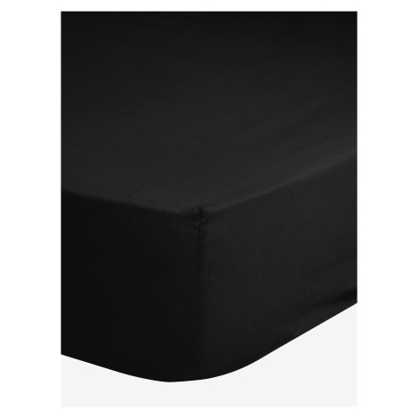 80/90/100 x 200 cm - Čierna prestieradlo elastické džersejové Good Morning