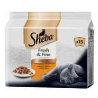 Sheba vreckový výber hydiny 15x50g + Množstevná zľava