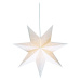Biela vianočná svetelná dekorácia ø 45 cm Saturnus – Markslöjd