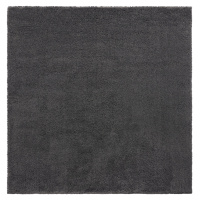 Kusový koberec Shaggy Teddy Charcoal čtverec - 200x200 cm Flair Rugs koberce