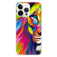 Odolné silikónové puzdro iSaprio - Rainbow Lion - iPhone 15 Pro Max