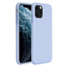 Apple iPhone 12 / 12 Pro, silikónové puzdro, Wooze Liquid Silica Gel, fialová