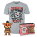 Funko POP! & Tee Box: FNAF- Nightmare Freddy (GITD) L
