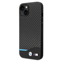 BMW Carbon Kryt pre iPhone 14, Čierny