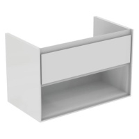 Kúpeľňová skrinka pod umývadlo Ideal Standard Connect Air 80x44x51,7 cm v kombinácii šedý dub / 