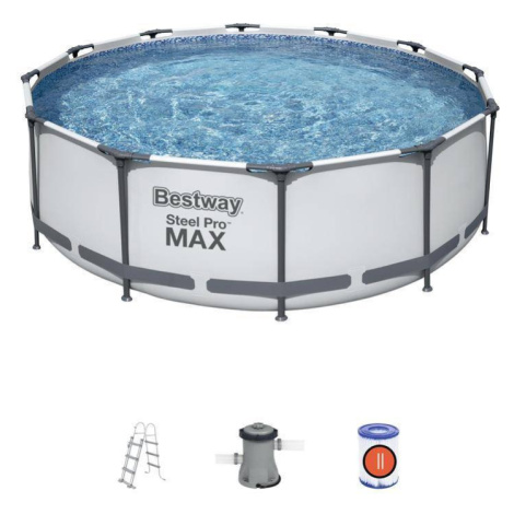 Bazén Bestway® Steel Pro MAX, 56418, filter, pumpa, rebrík, 3,66x1,00 m