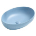 MEXEN - Cornelia umývadlo na dosku 50x36 cm, modrá mat 21885049