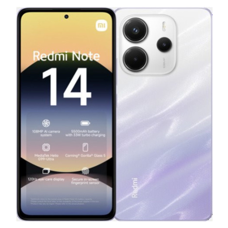 Xiaomi Redmi Note 14 8/256GB 4G 6,67" Dual SIM Mist Purple