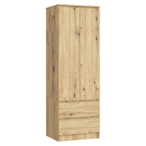 Šatní skříň STAR 60 cm dub artisan