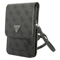 Univerzálne puzdro Guess na smartfón GUWBP4TMGR PU 4G Triangle Logo Phone Bag čierne