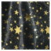 Rappa Plášť kúzelnícky čierny s hviezdami​