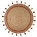 Kusový koberec Lunar Jute Circle Orange Rozmery koberca: 150x150 kruh