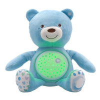 CHICCO Medvedík uspávačik s projektorom a hudbou Baby Bear First Dreams - modrá 0m+