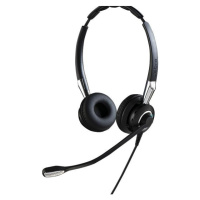 Jabra BIZ 2400 II/Stereo/QD/Drôt/Čierna-strieborná