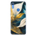 Odolné silikónové puzdro iSaprio - Gold Petals - Huawei Y6s