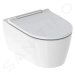 GEBERIT - ONE Závesné WC s doskou SoftClose, TurboFlush, KeraTect, biela/chróm 500.202.01.1