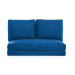Modrá rozkladacia pohovka 120 cm Taida – Balcab Home