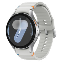 Samsung Galaxy Watch 7 44mm Inteligentné hodinky + športový remienok, Strieborné