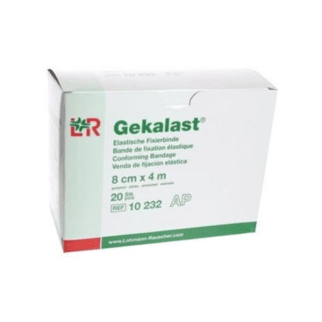 GEKALAST Hydrof elastický fixačný obväz 8 cm x 4 m 20 ks