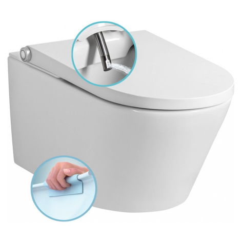 SAPHO - VEEN CLEAN závesné WC s integrovaným elektronickým bidetom VE421