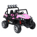 mamido  Detské elektrické autíčko Buggy LIFT 4x4 ružové