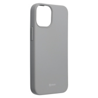 Silikónové puzdro na Apple iPhone 13 Roar Colorful Jelly sivé