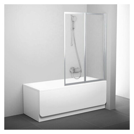 Ravak Supernova vanová zástěna 140x105 cm satin 796m0u00z1 VS2105TS