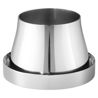 Nerezový kvetináč s miskou TERRA, malý - Georg Jensen