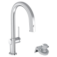 Hansgrohe Aqittura M91, filterSystem 210, vyťahovací výtok, 1jet, chrómová, HAN-76803000