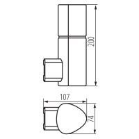 CANOR LED EL 20 GR Zahradné svietidlo LED