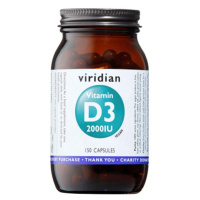 VIRIDIAN Vitamin D3 2000IU 150 kapsúl