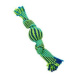 Hračka pre psov BUSTER Pískacie lano s balónikom mod/zelená 40cm