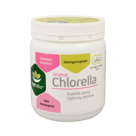 Topnatur Chlorella Original 750 tabliet